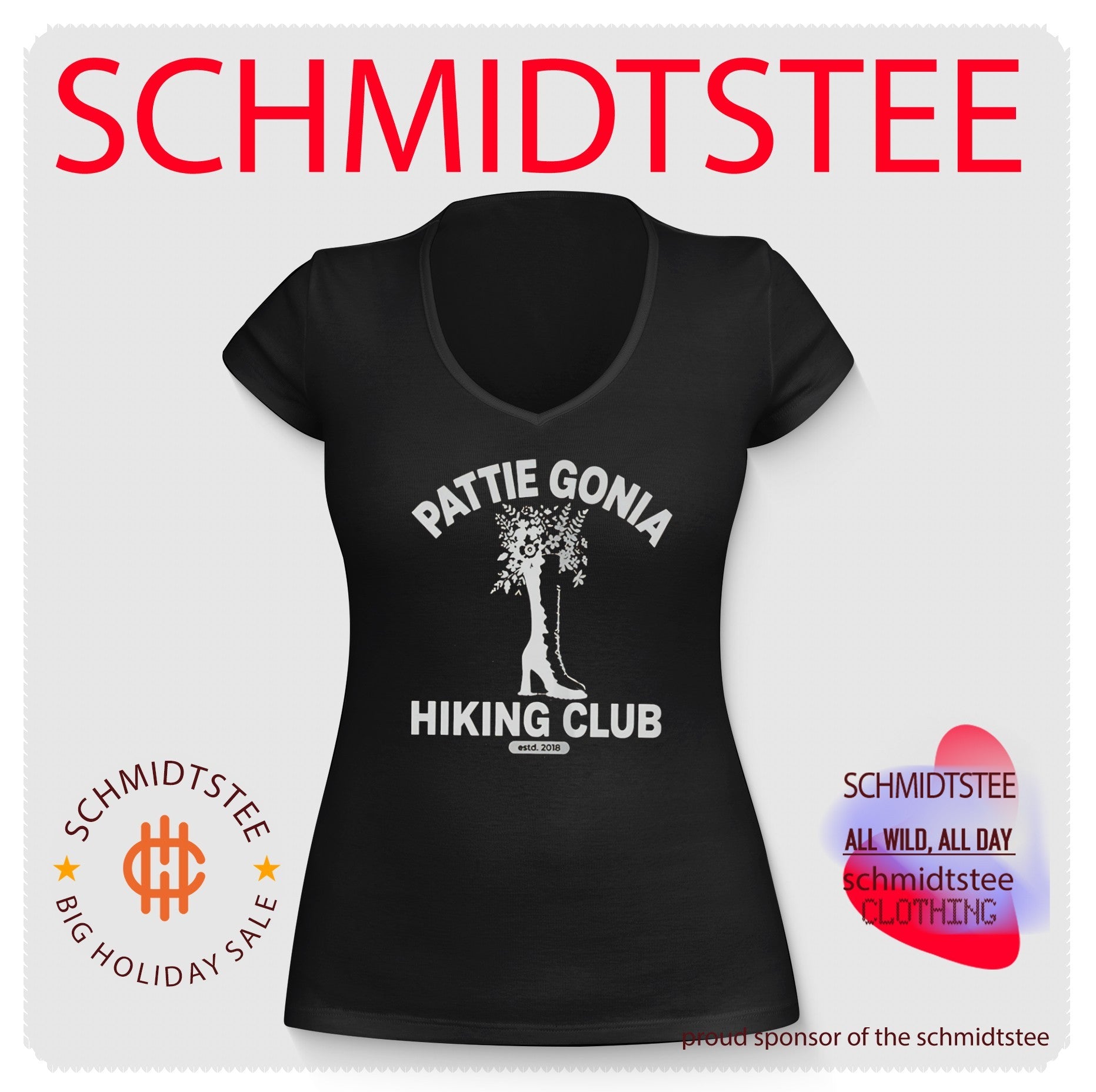 Pattie Gonia Hiking Club Boots shirt