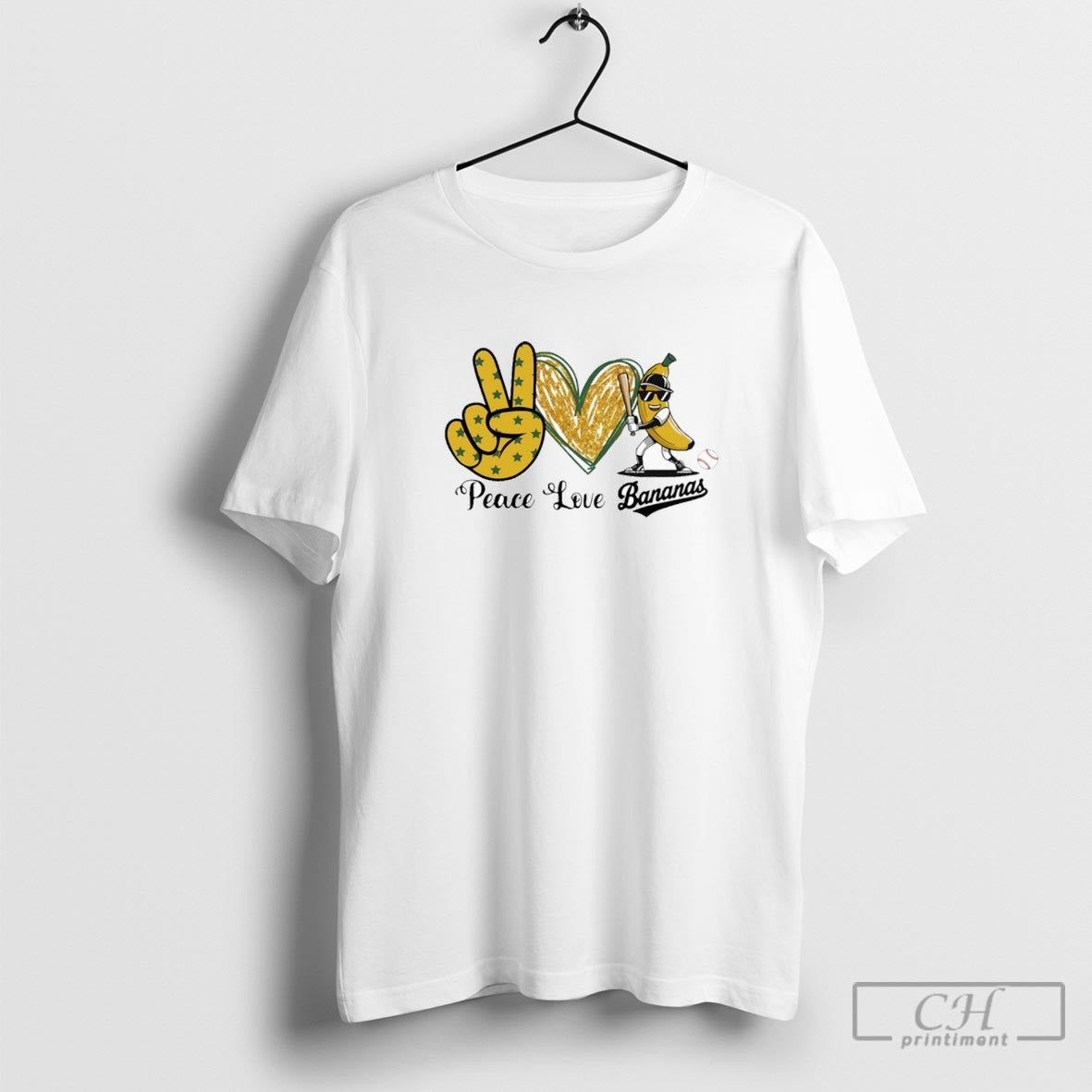 Peace Love Bananas Sport Shirt Sweater