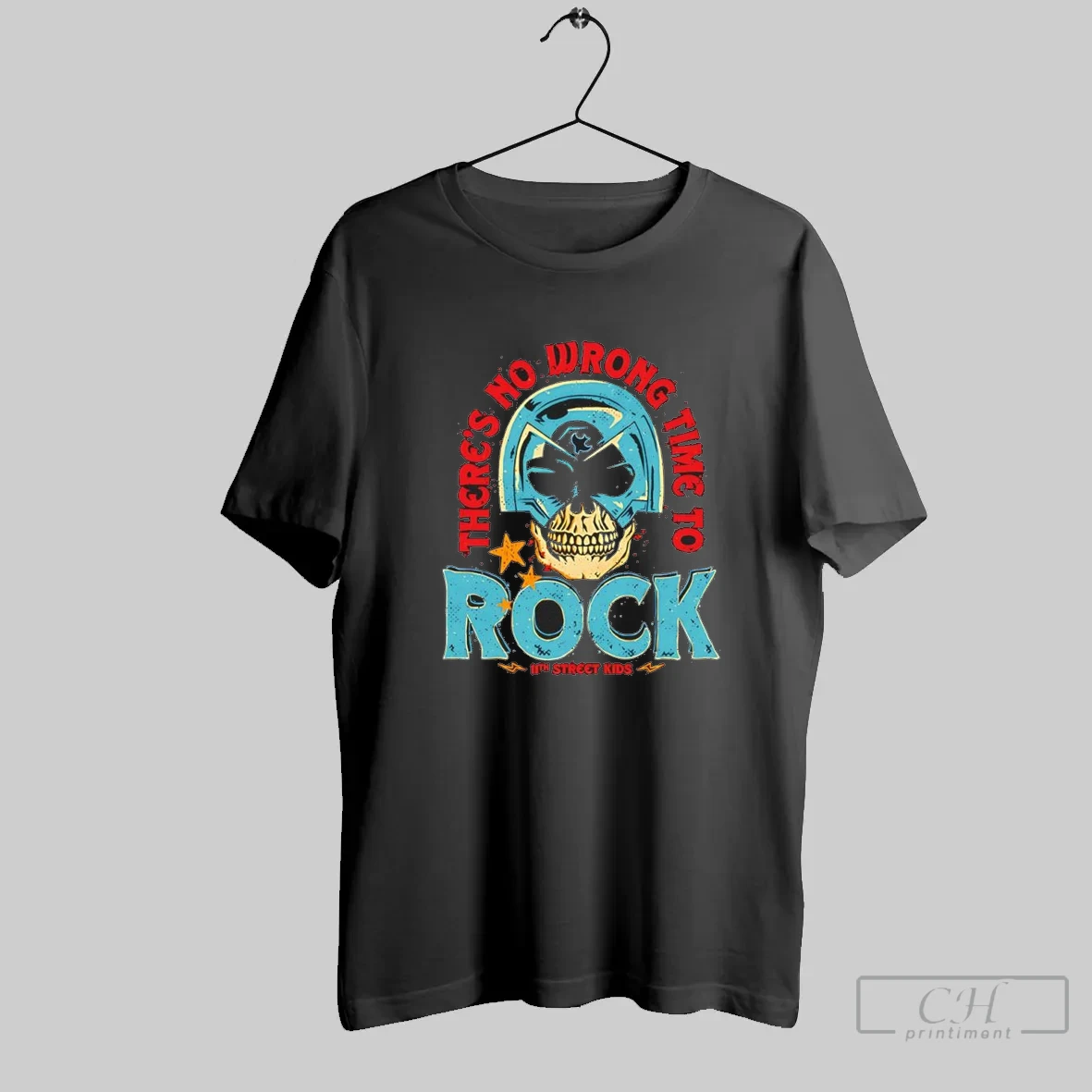 Peacemaker Skull Theres No Wrong Time To Rock T Shirt