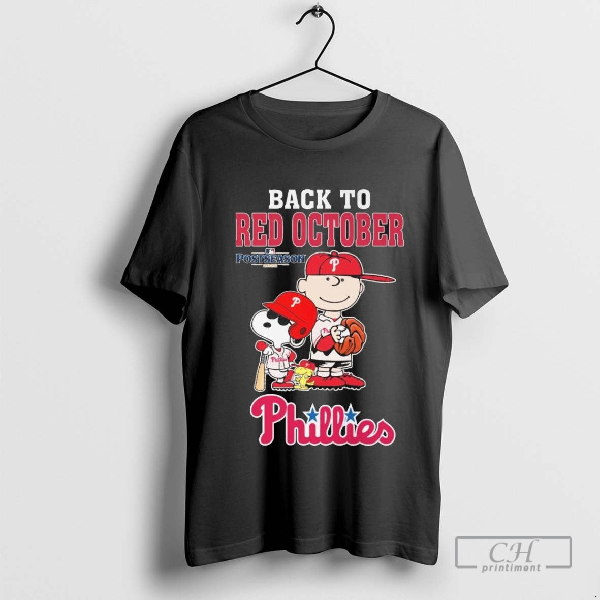 Peanuts Back To Red October 2025 Postseason Philadelphia Phillies T Shirt Sweater