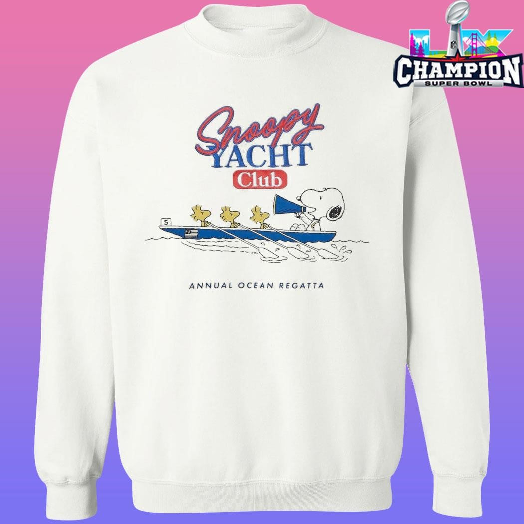Peanuts Snoopy Yacht Club Annual Ocean Regatta Shirt