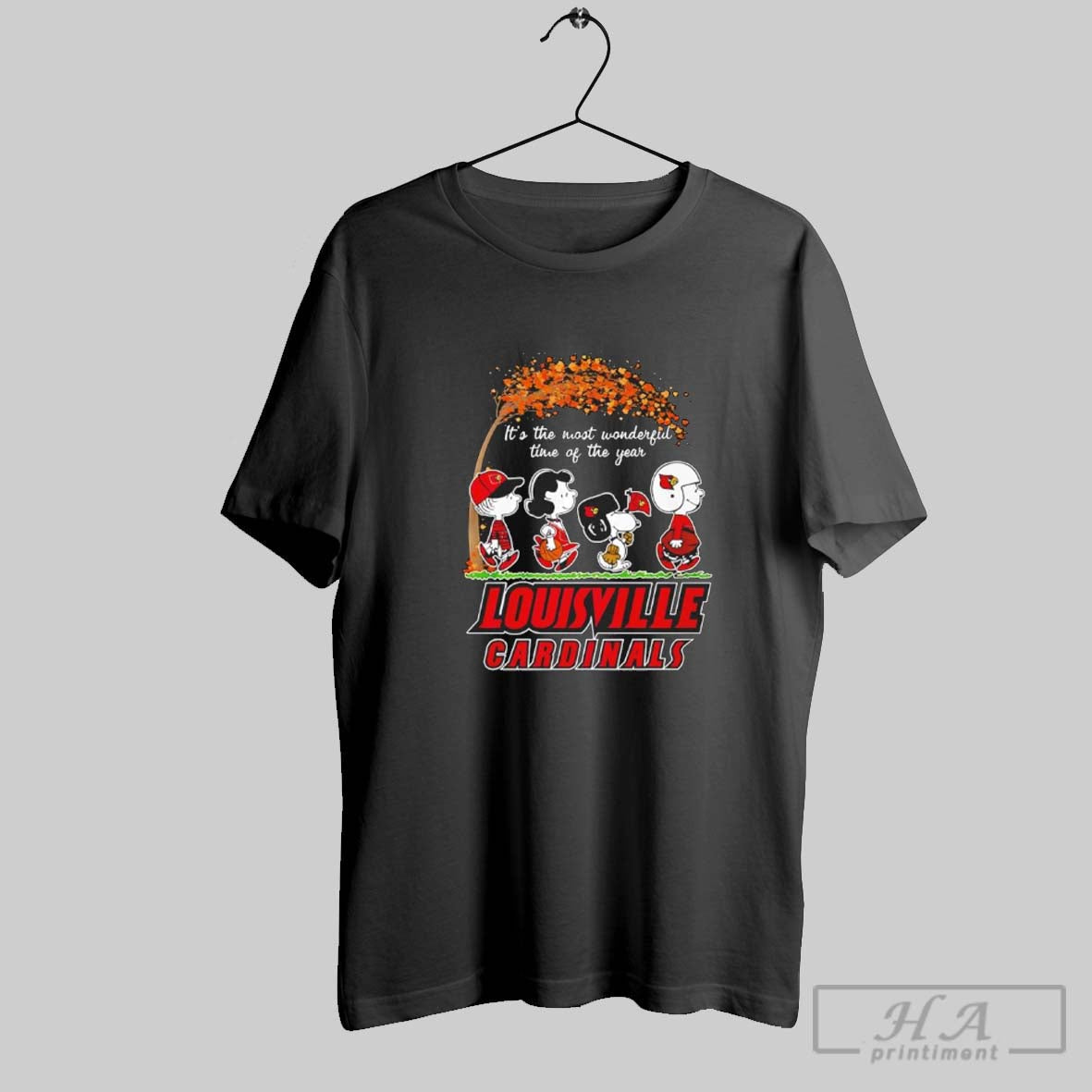 Peanuts Character X Louisville Cardinals The Most Wonderful Time Of The Year