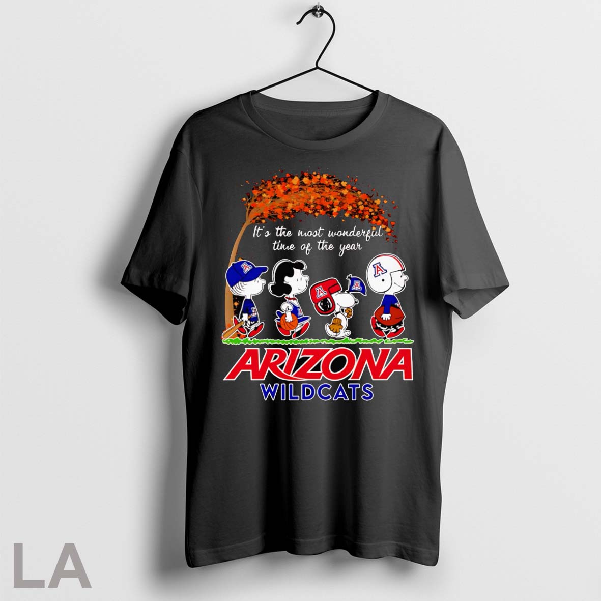 Peanuts Its The Most Wonderful Time Of The Year Arizona Wildcats T Shirt