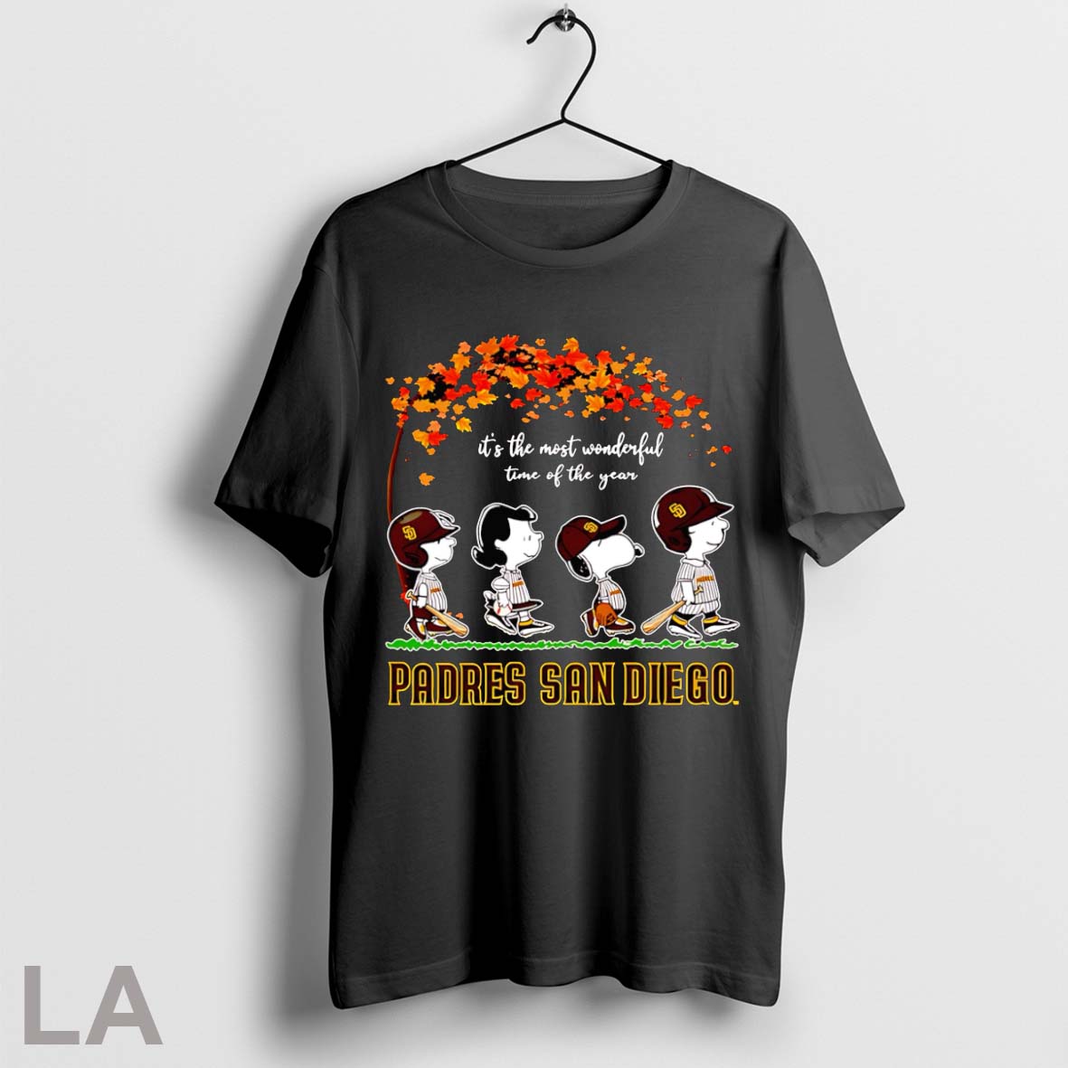 Peanuts Its The Most Wonderful Time Of The Year Padres San Diego T Shirt