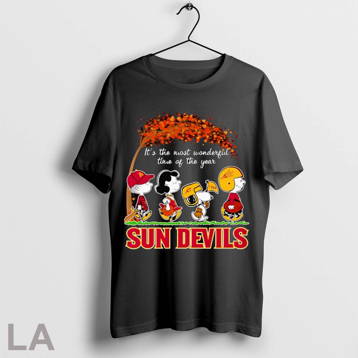 Peanuts Its The Most Wonderful Time Of The Year Sun Devils T Shirt