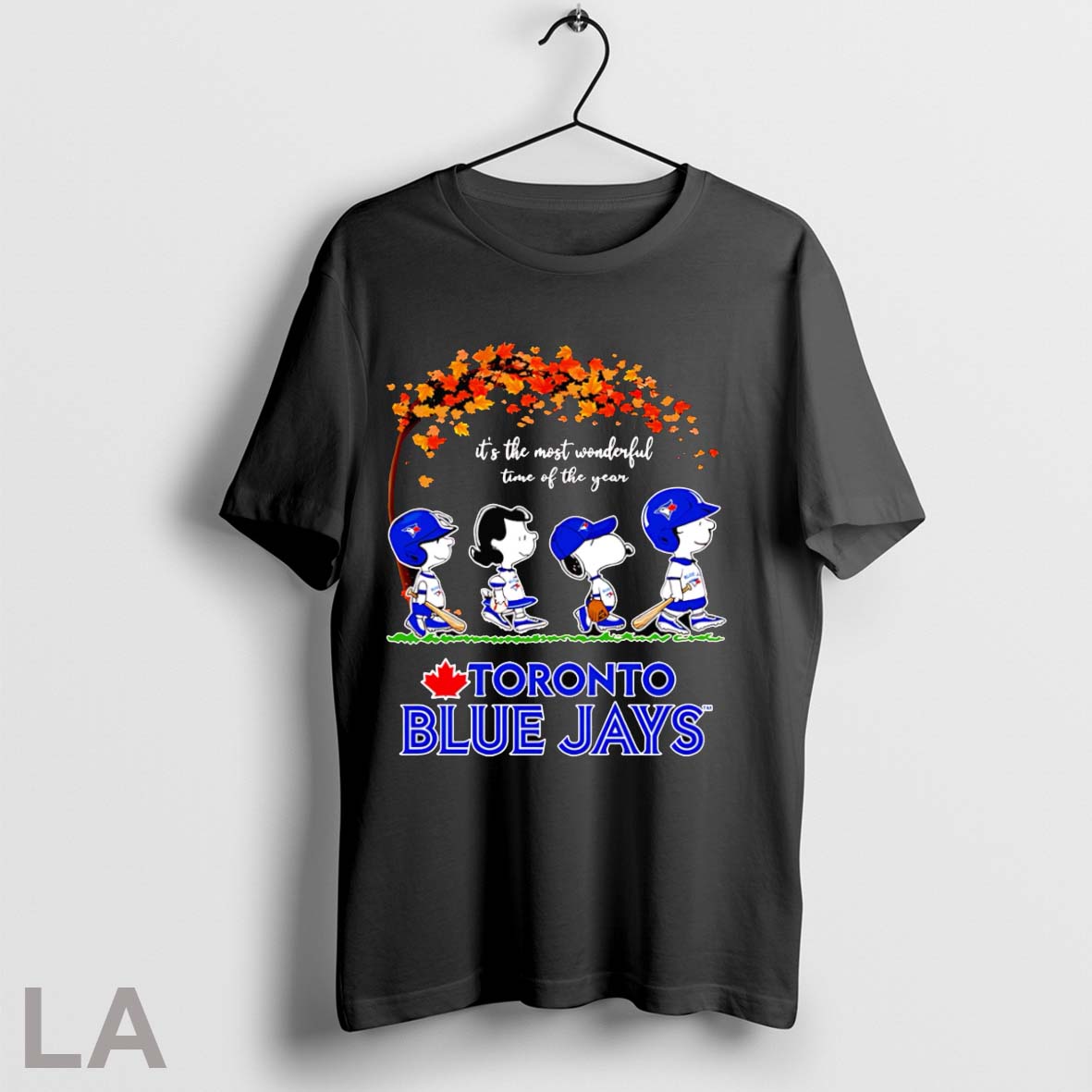 Peanuts Its The Most Wonderful Time Of The Year Toronto Blue Jays T Shirt