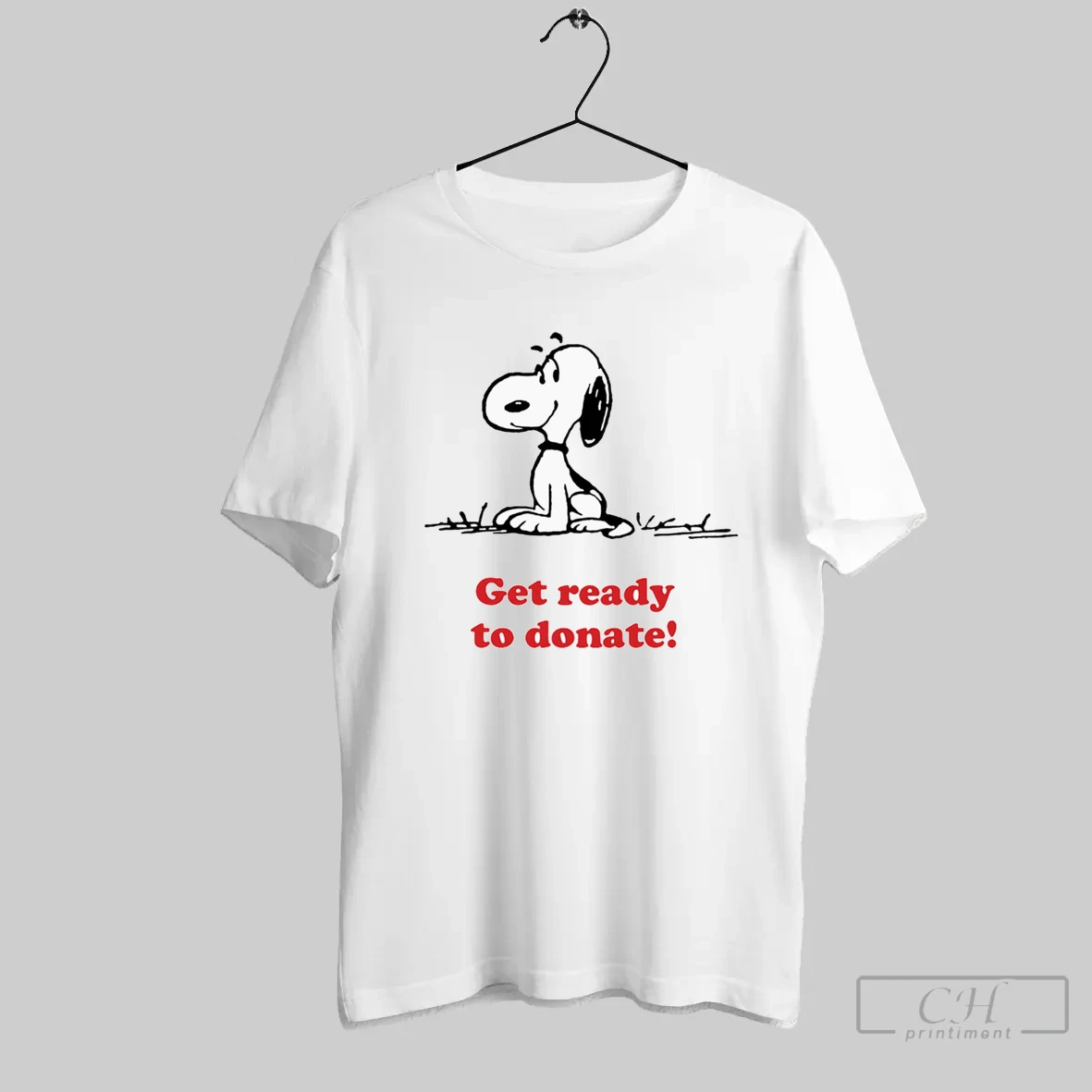 Peanuts X American Red Cross Get Ready To Donate T Shirt