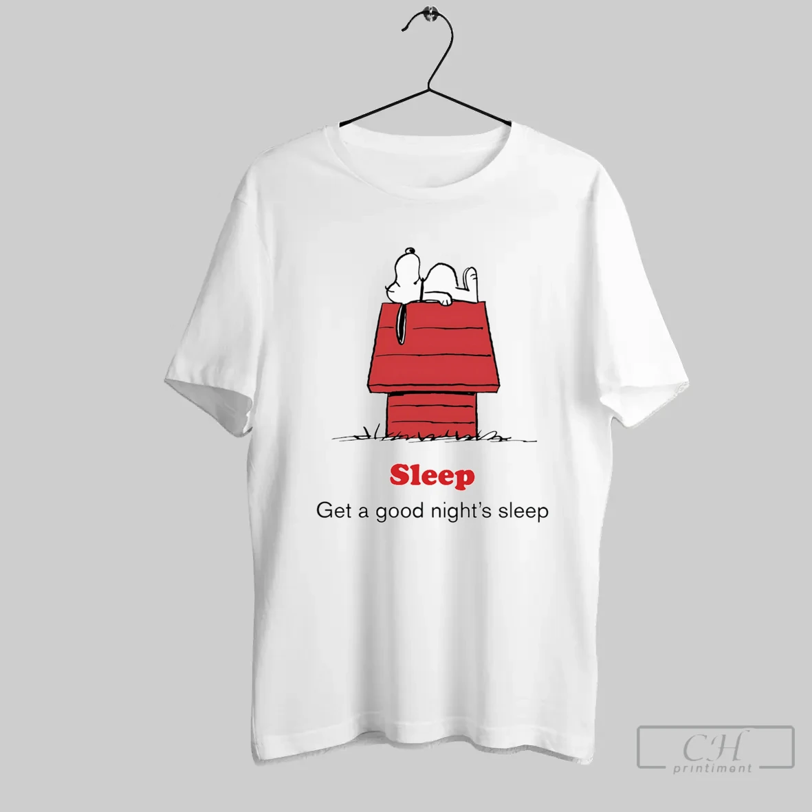 Peanuts X American Red Cross Sleep Get A Good Nights Sleep T Shirt