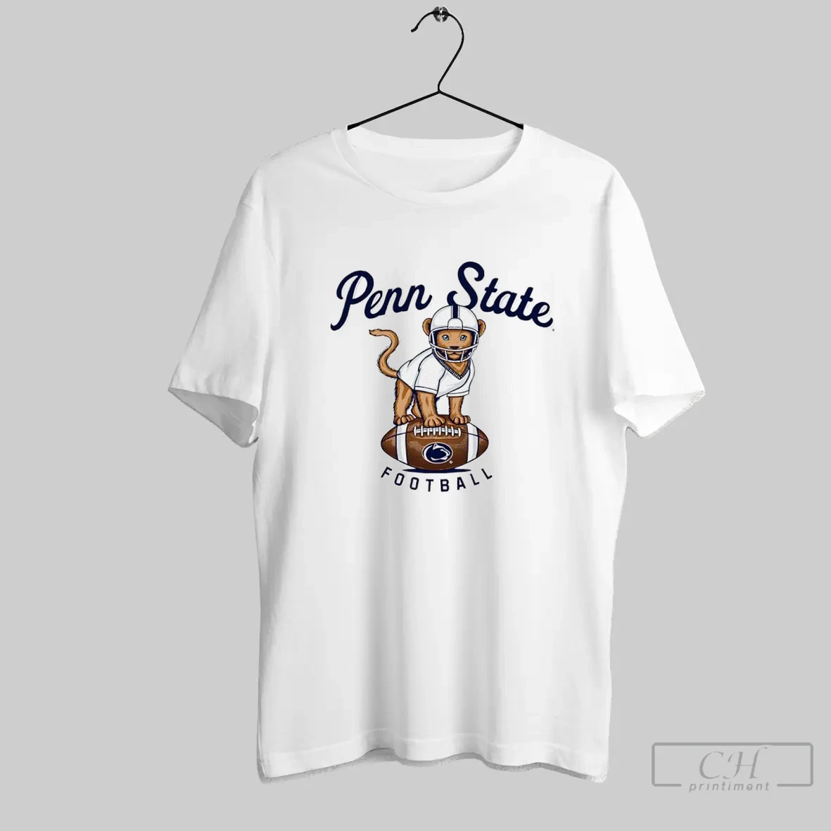 Penn State Nittany Lions Football Cub Mascot Graphic T Shirt