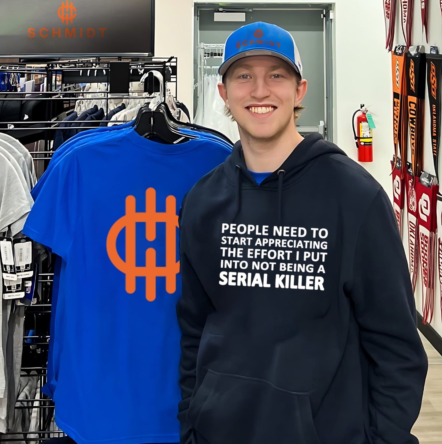 People need to start appreaciating the effort I put into not being a serial killer shirt