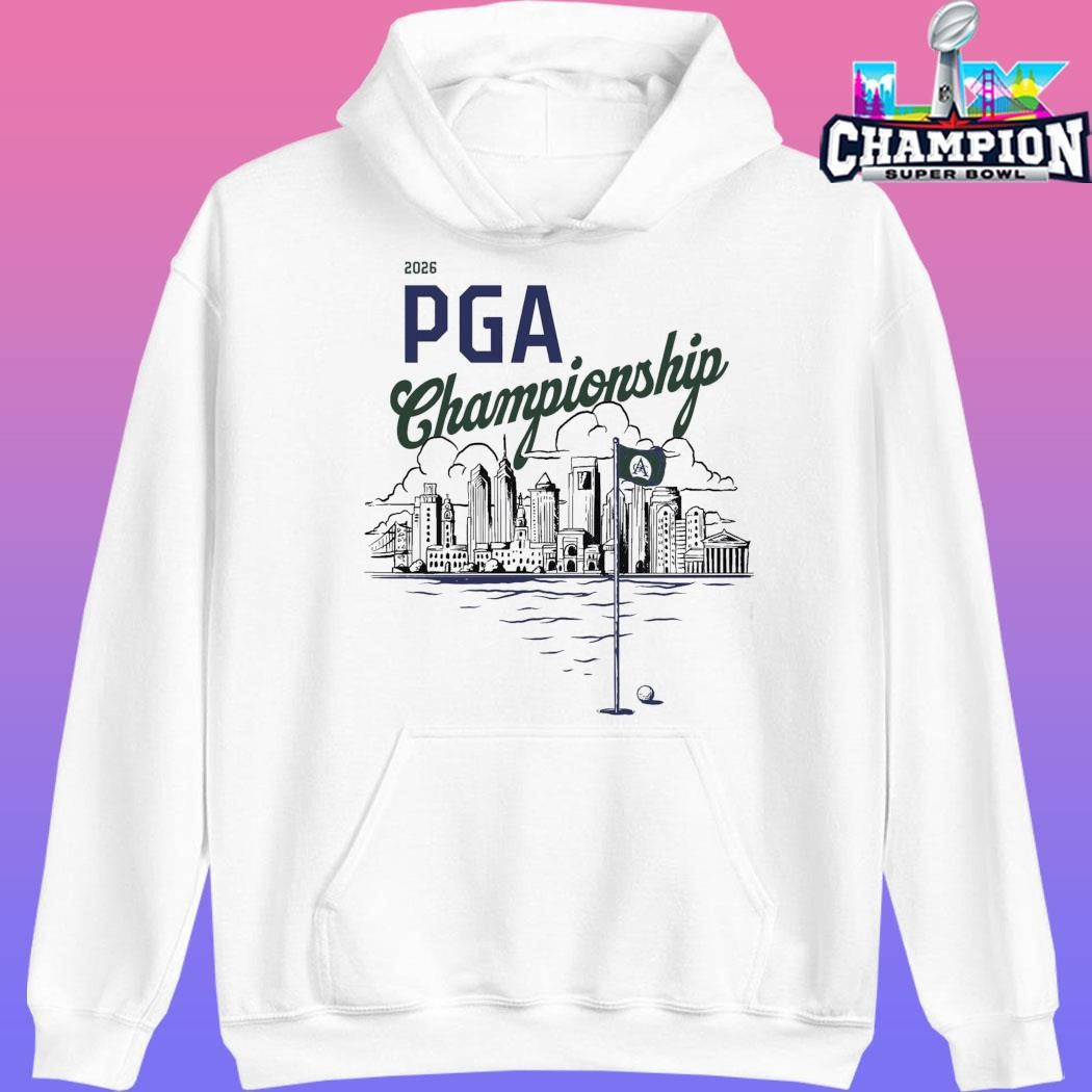 Pga Championship X Barstool Golf Philadelphia Skyline Shirt