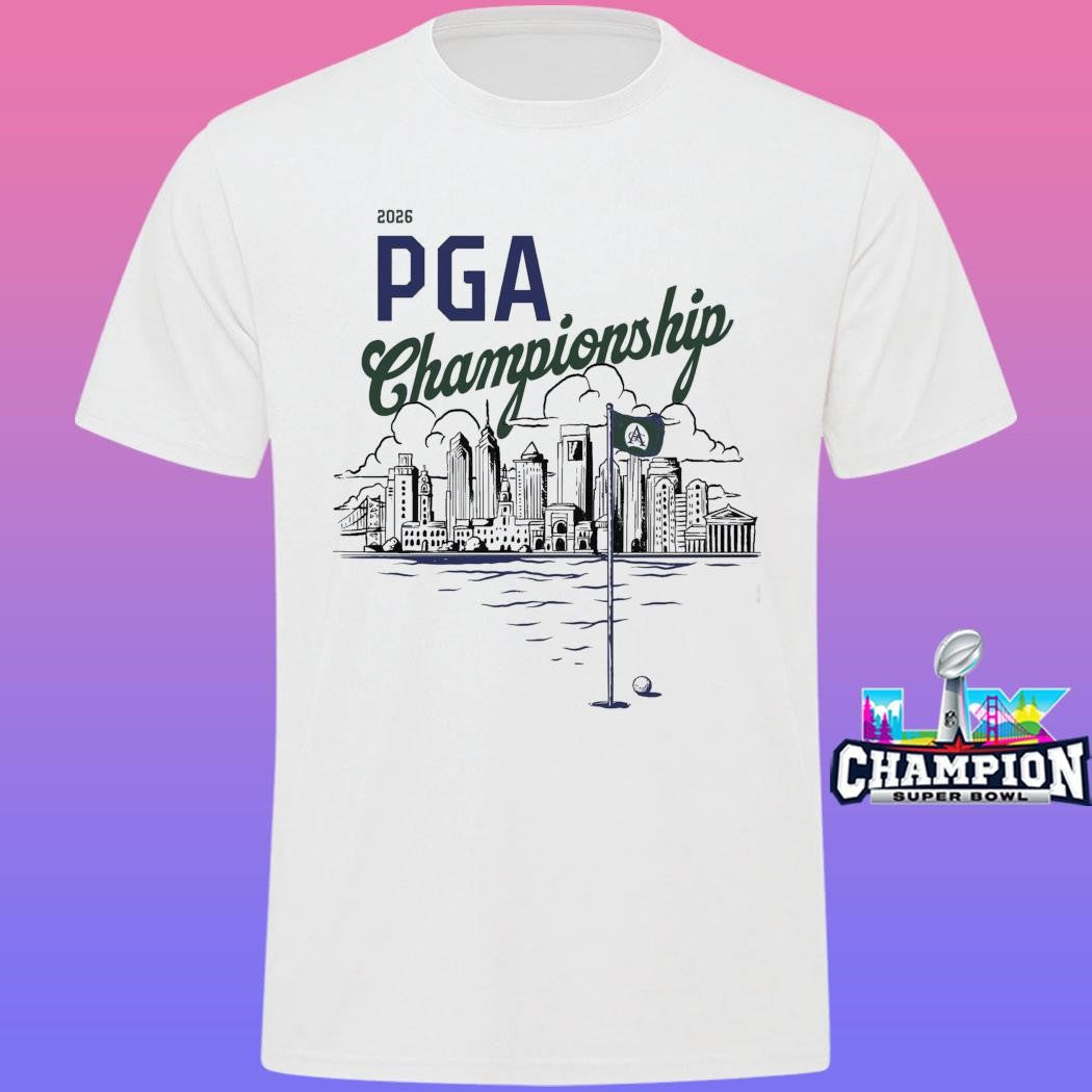 Pga Championship X Barstool Golf Philadelphia Skyline Shirt