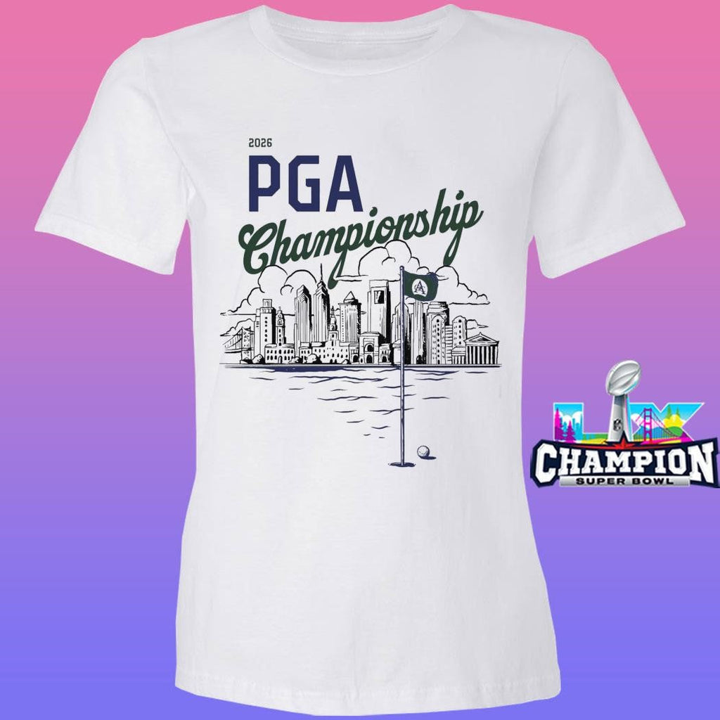 Pga Championship X Barstool Golf Philadelphia Skyline Shirt