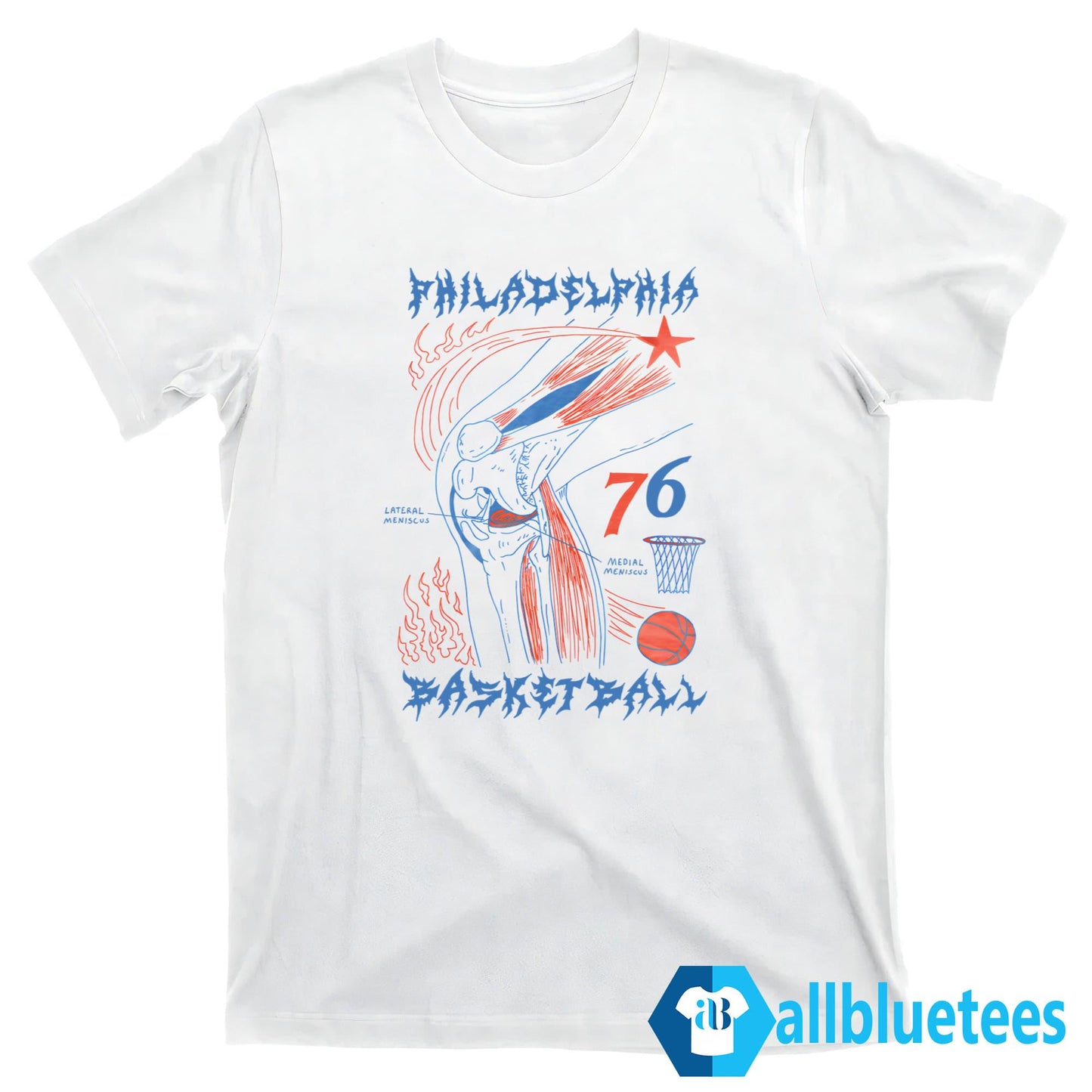 Philadelphia Basketball Knee 76 Shirt