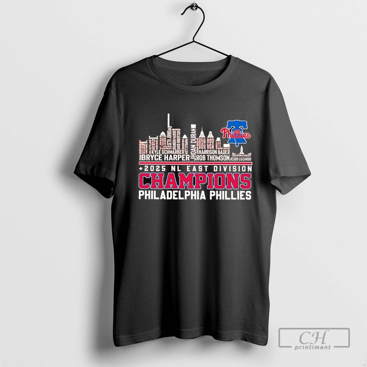 Philadelphia Phillies 2025 Nl East Division Champions Players Names