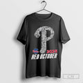 Philadelphia Phillies 2025 Red October Player Name Logo T Shirt Sweater
