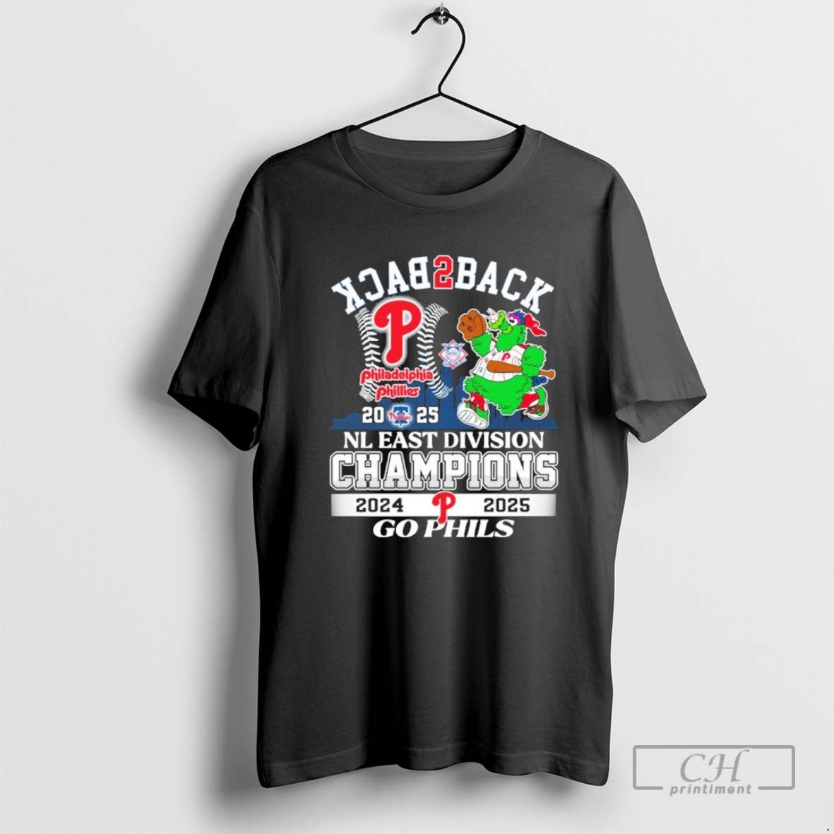 Philadelphia Phillies Back To Back Nl East Division Champions 2024 2025 Go Phils