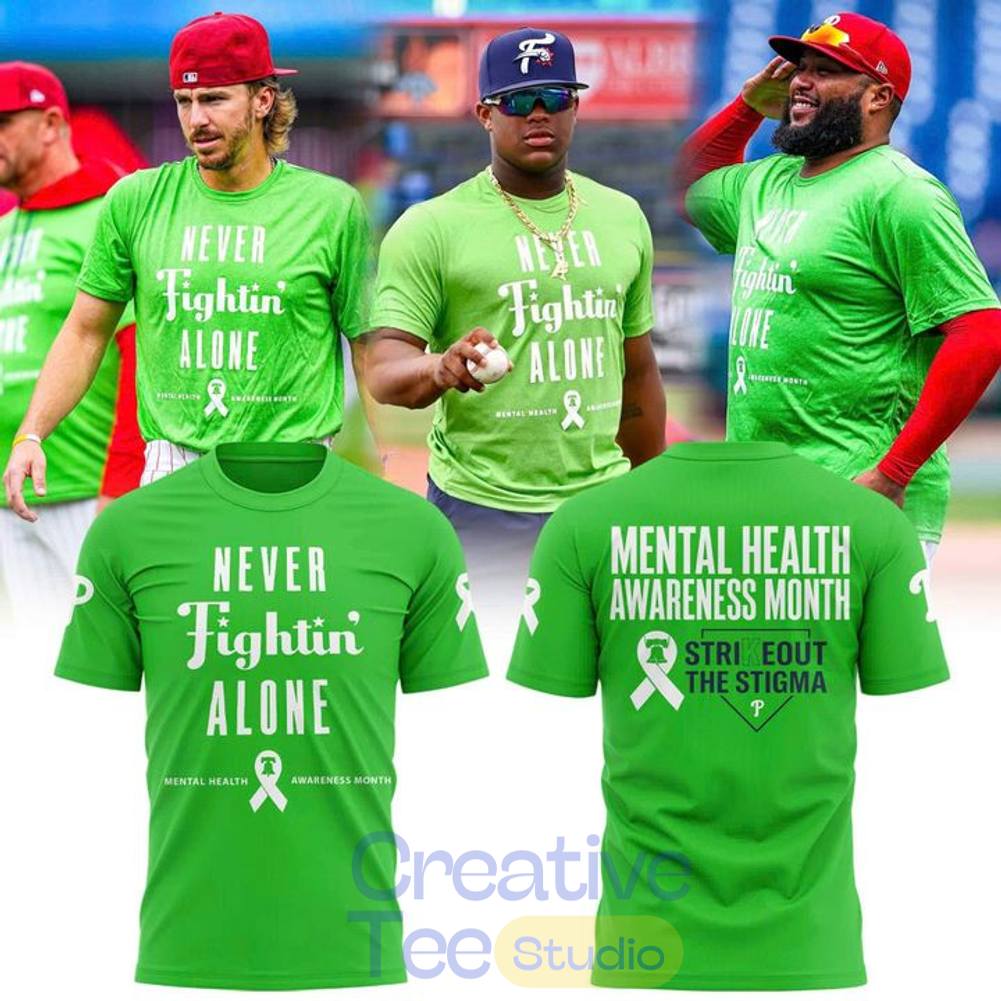 Philadelphia Phillies Mental Health Awareness Month Tee