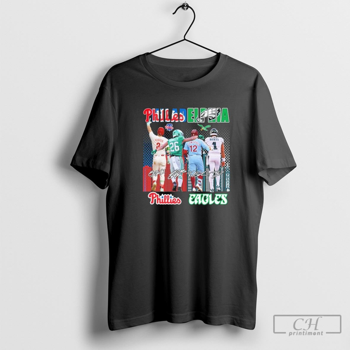 Philadelphia Sports Teams Harper Barkley Schwarber And Hurts Shirt Sweater