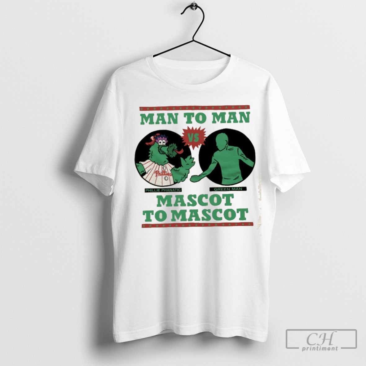 Phillie Phanatic Vs Green Man Man To Man Mascot To Mascot Philadelphia Phillies