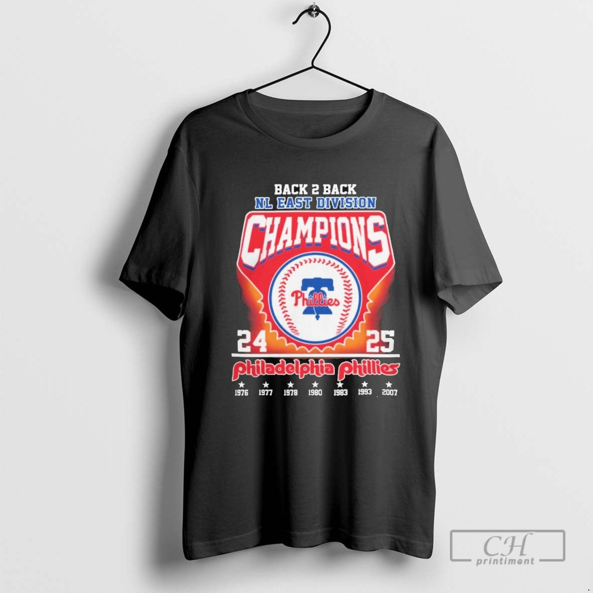 Phillies Baseball 13 Time Nl East Division Champions Back To Back 2024 2025