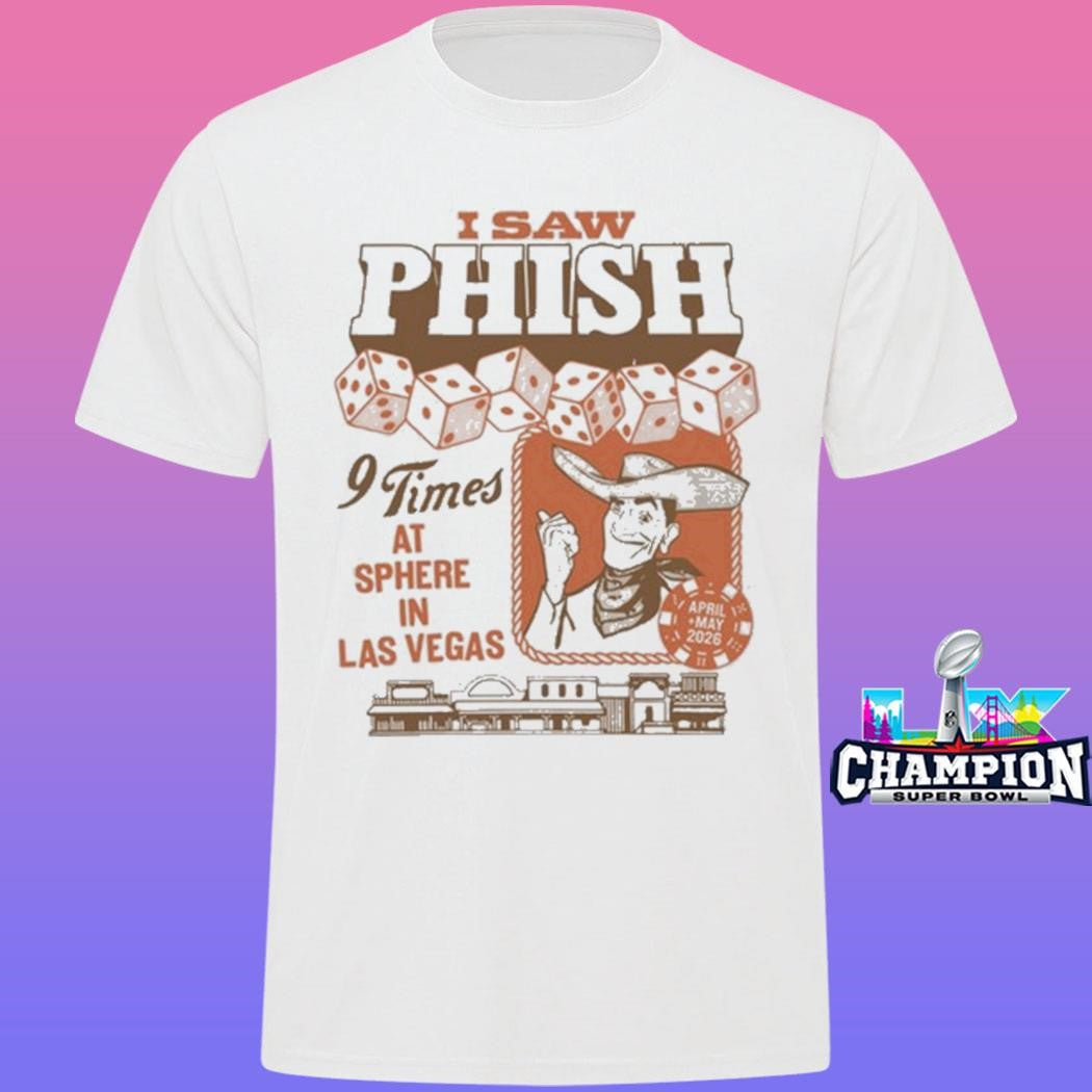 Phish Tour At Sphere In Las Vegas April And May 2026 Shirt