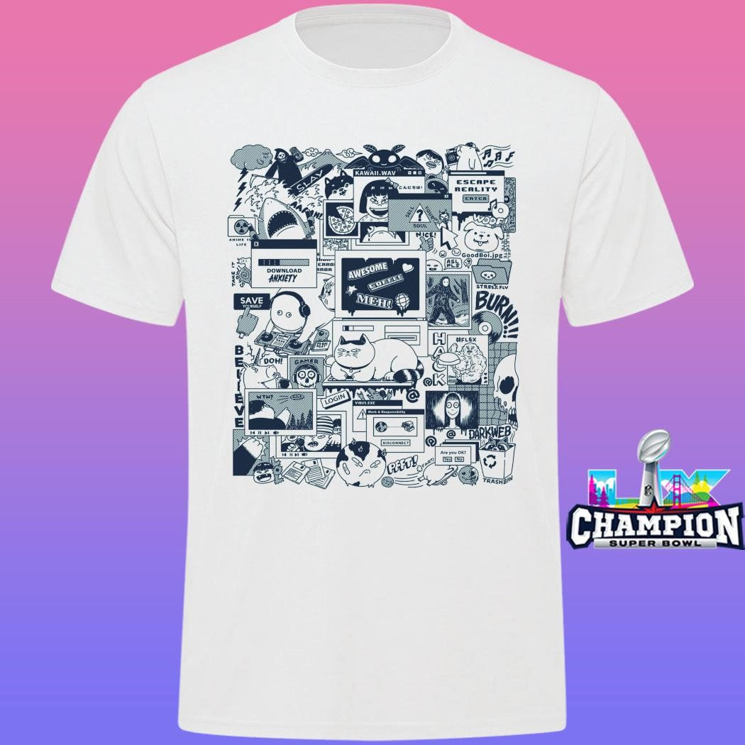 Pigboom Surf The Net Shirt