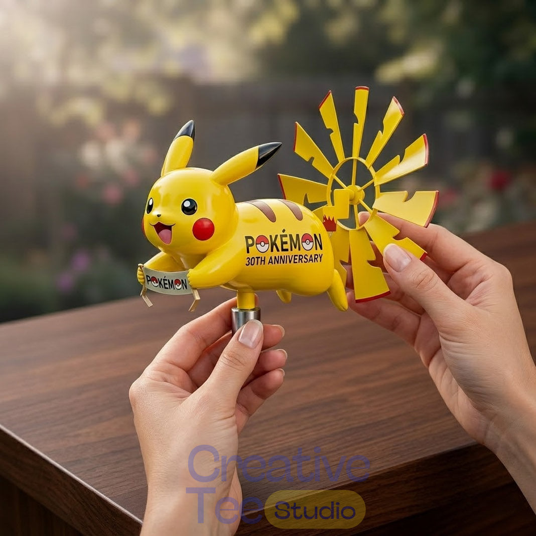 Pikachu Pokémon 30th Anniversary Garden Wind Spinner