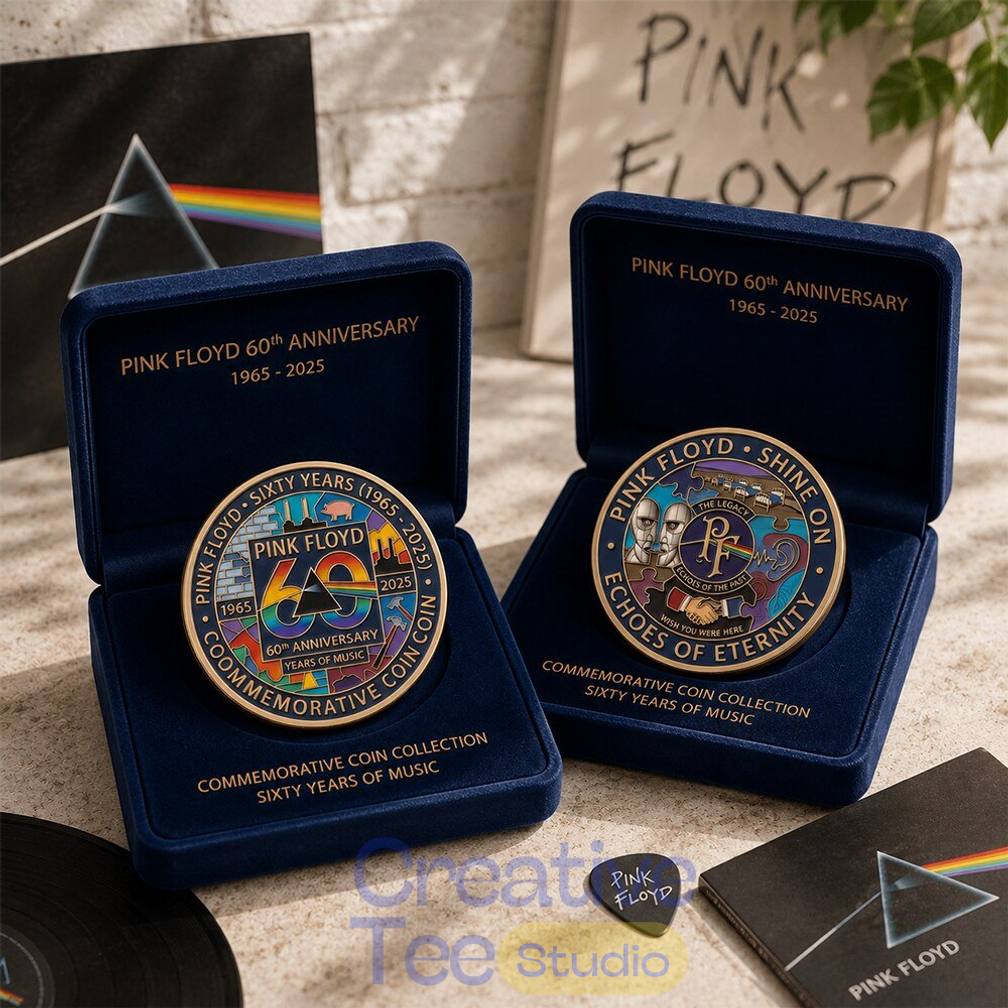 Pink Floyd 60th Anniversary Commemorative Coin