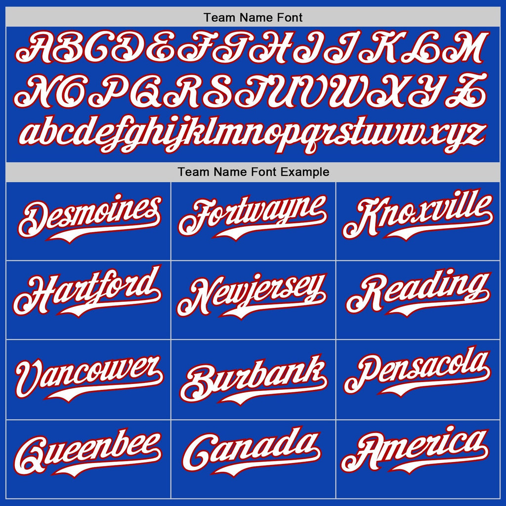 Custom Thunder Blue White-Red Classic Vertical Stripe Fluid Liquid Texture Authentic Baseball Jersey