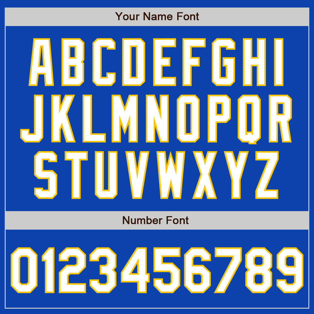 Custom Thunder Blue White-Yellow Classic Vertical Stripe Fluid Liquid Texture Authentic Baseball Jersey