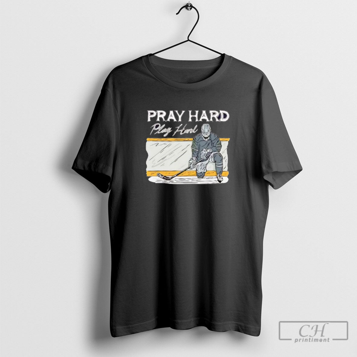 Pittsburgh Penguins Pray Hard Play Hard Shirt Sweater
