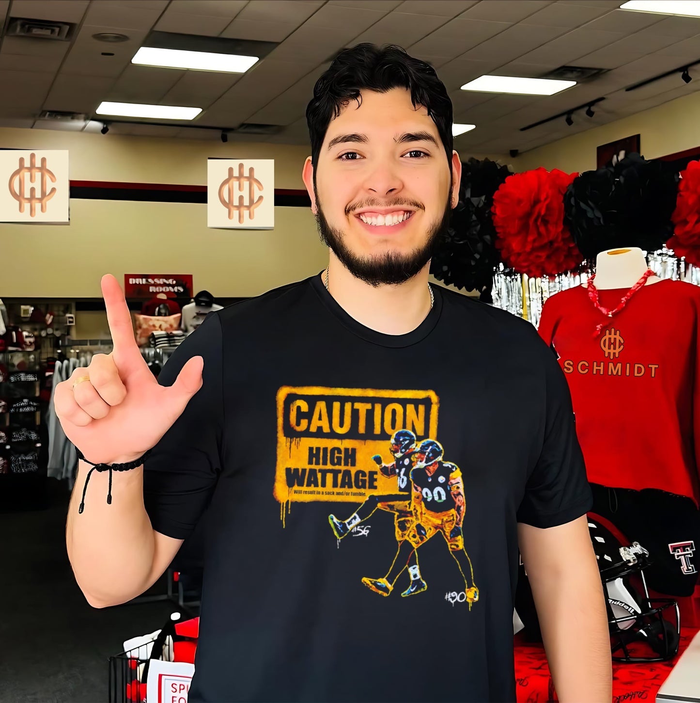 Pittsburgh Steelers caution high wattage shirt