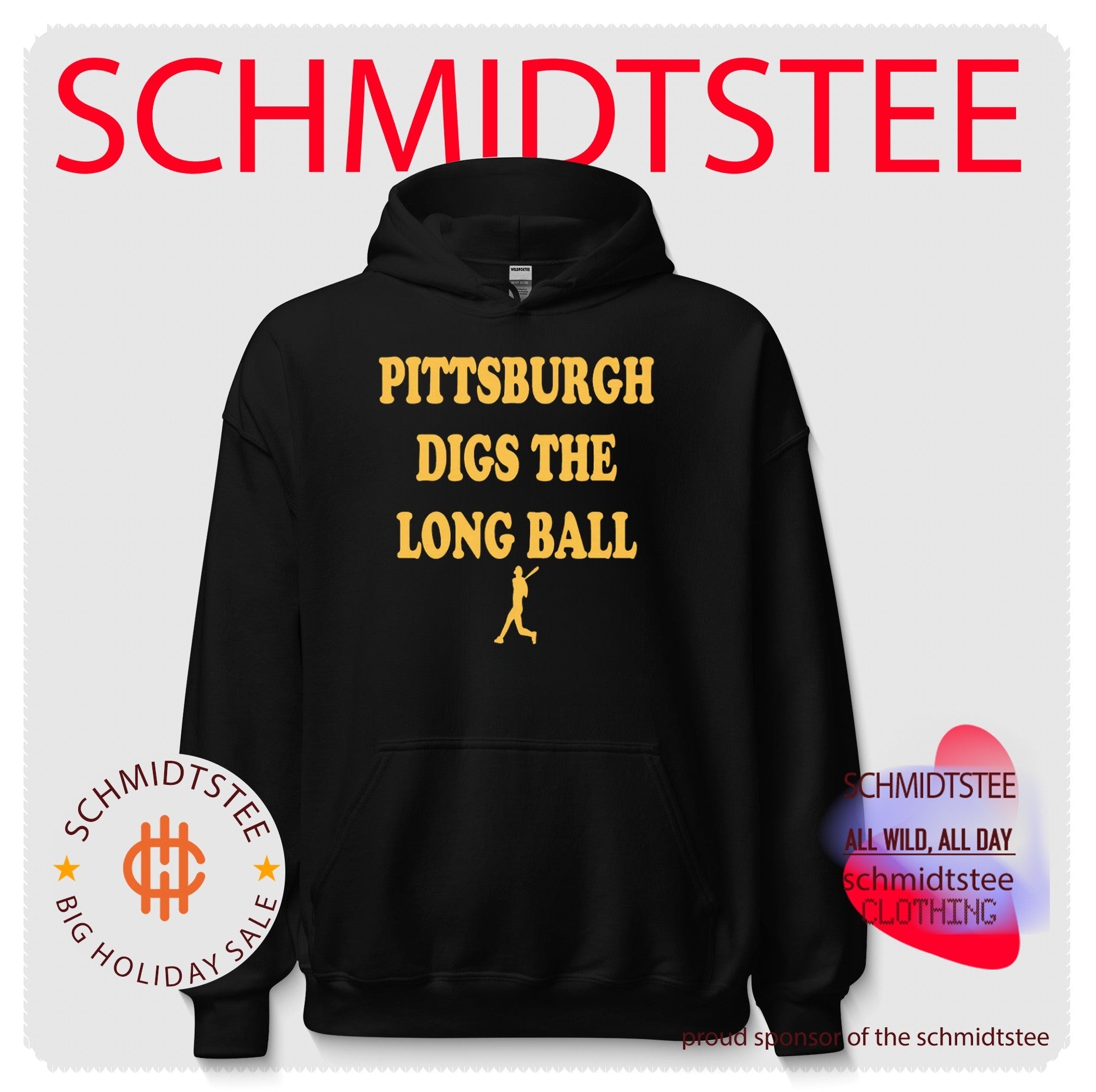 Pittsburgh digs the long ball baseball shirt