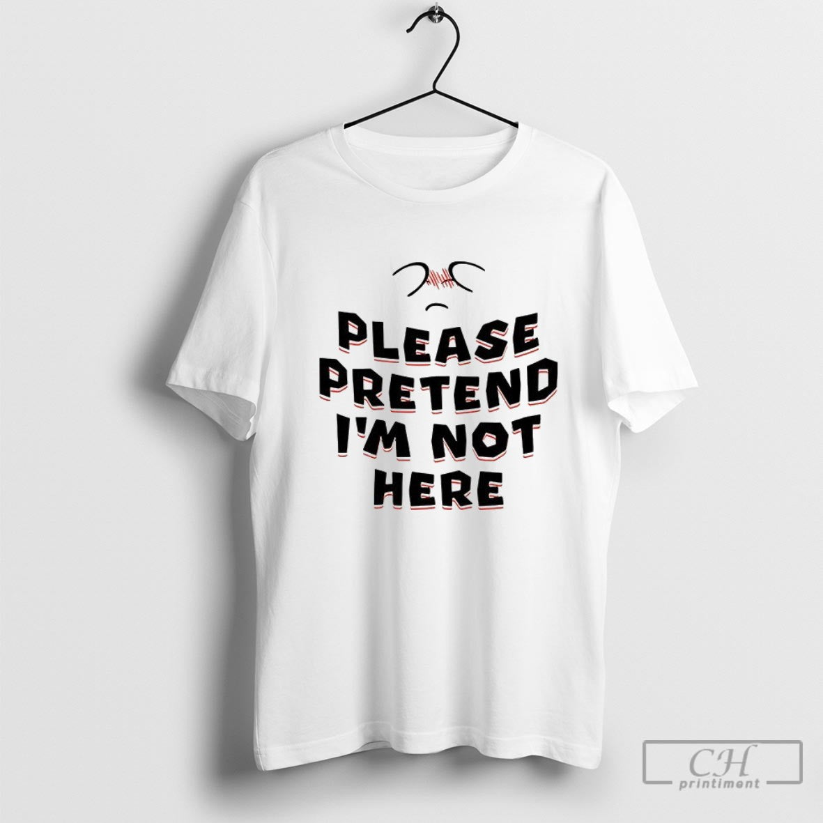 Please Pretend Im Not Here Boo Shirt Sweater
