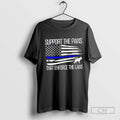 Police Dog Support The Paws That Enforce The Laws Us Flag