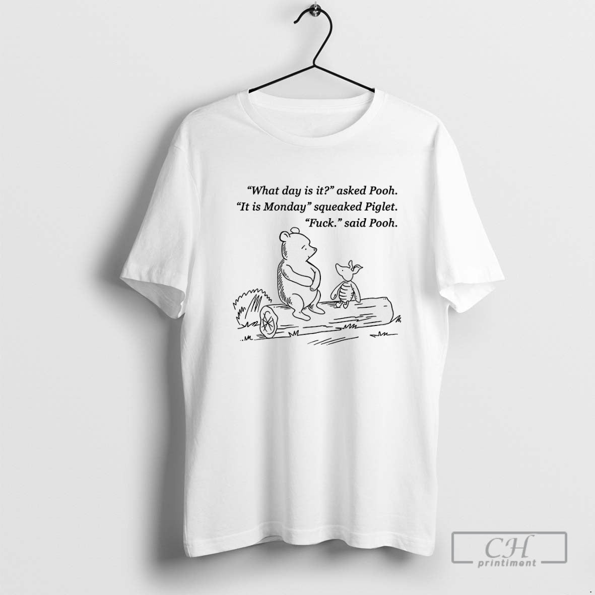 Pooh What Day Is It Monday Squeaked Piglet Fuck