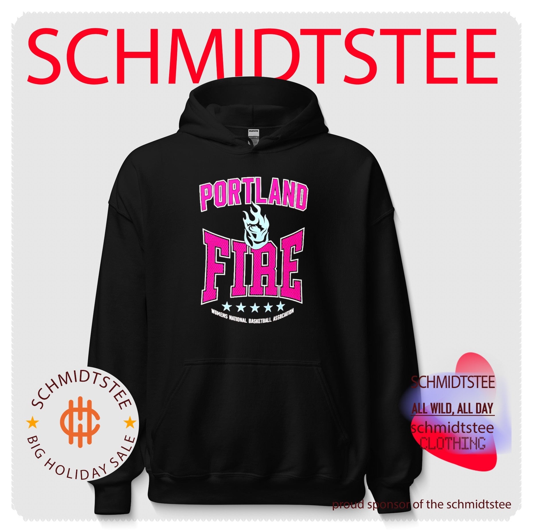Portland Fire Starter WNBA Center Squeeze shirt