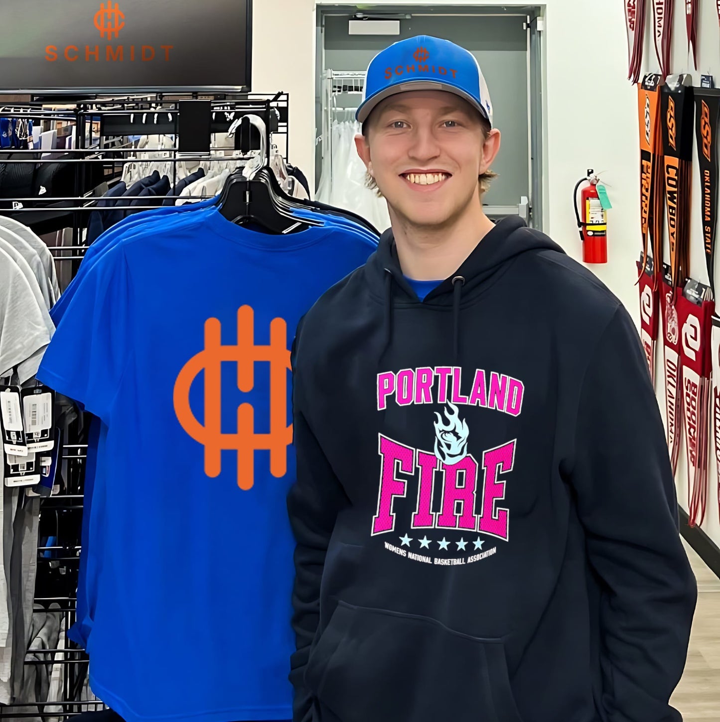 Portland Fire Starter WNBA Center Squeeze shirt