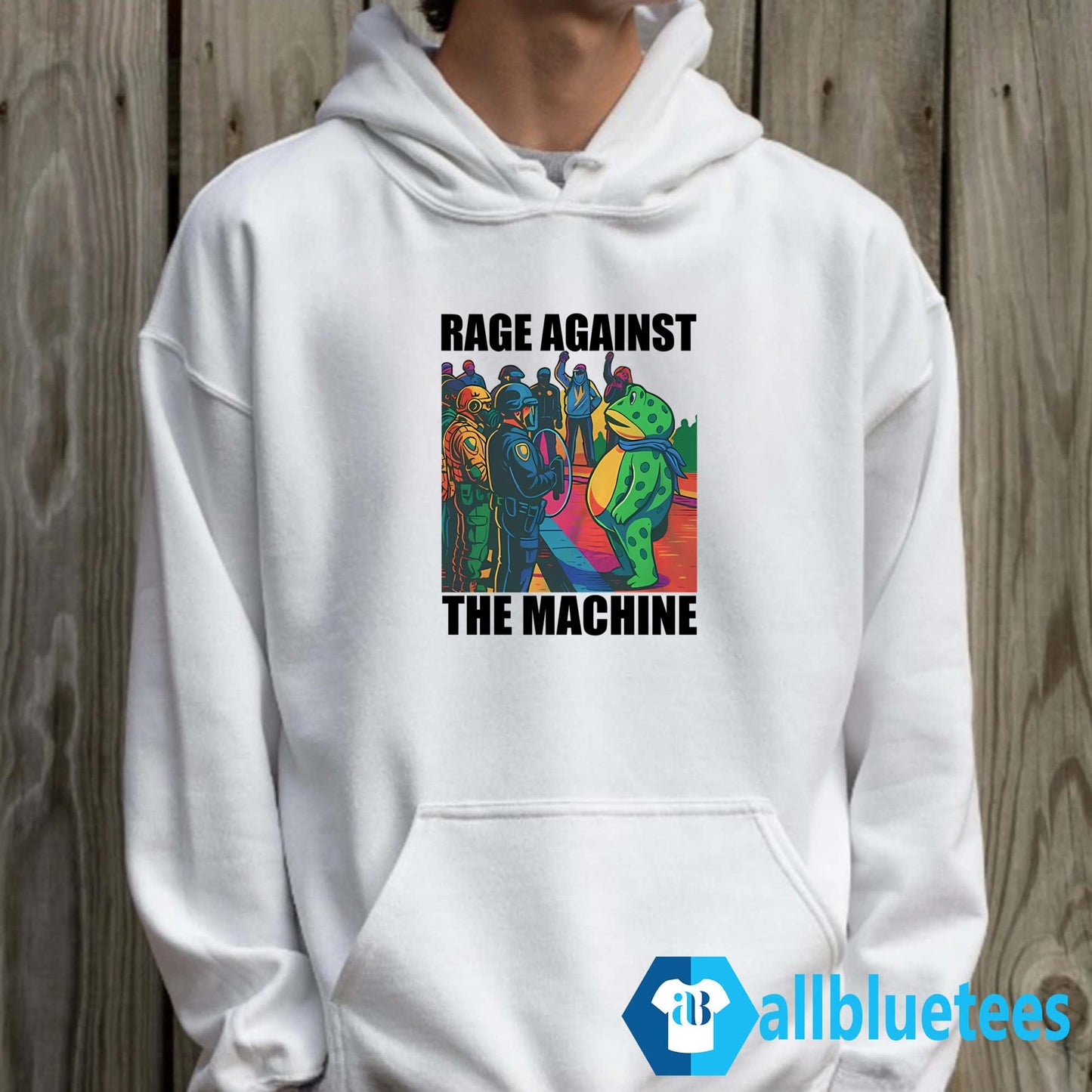 Portland Frog Colors Rage Against The Machine Shirt