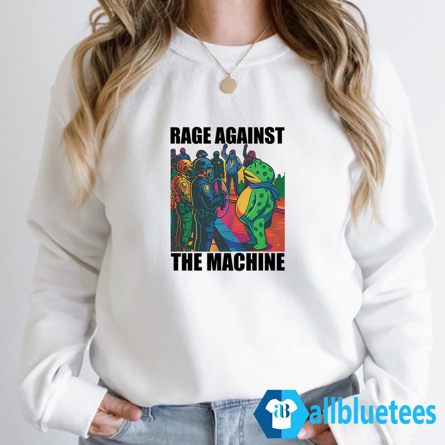 Portland Frog Colors Rage Against The Machine Shirt