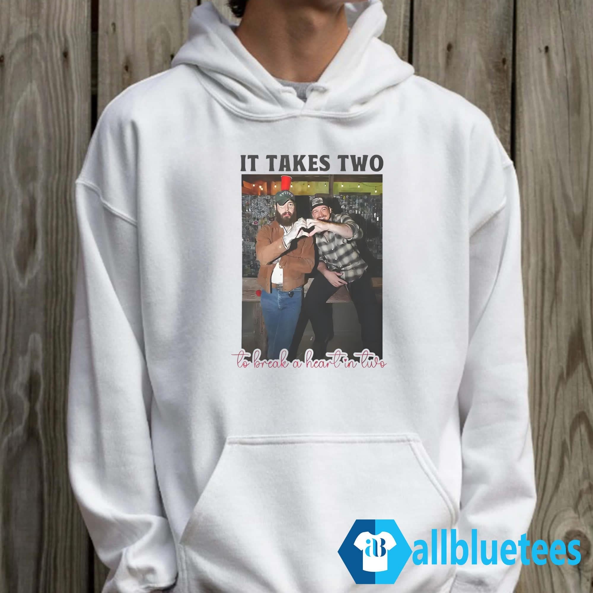 Post Malone Morgan Wallen It Takes Two To Break A Heart In Two Shirt