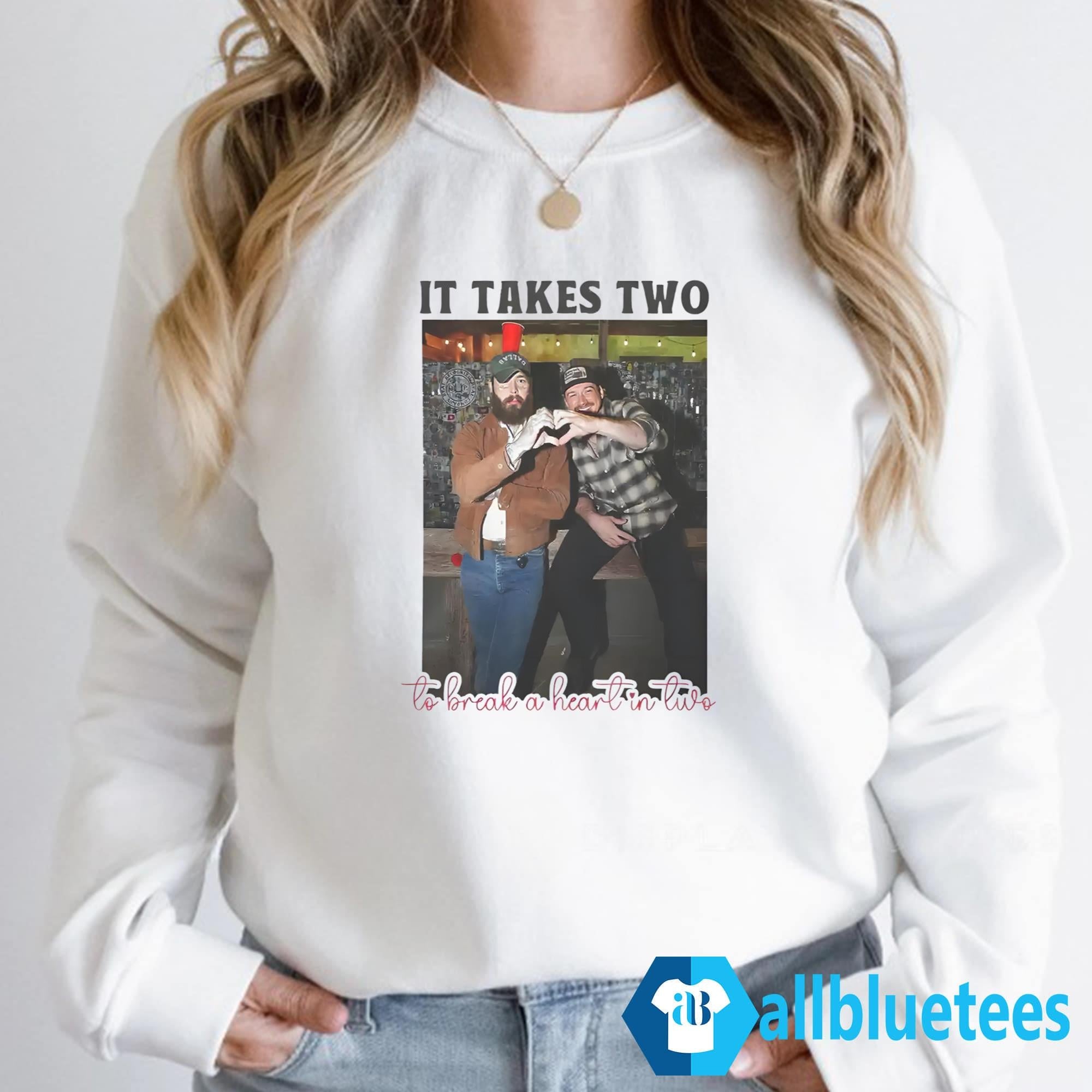 Post Malone Morgan Wallen It Takes Two To Break A Heart In Two Shirt