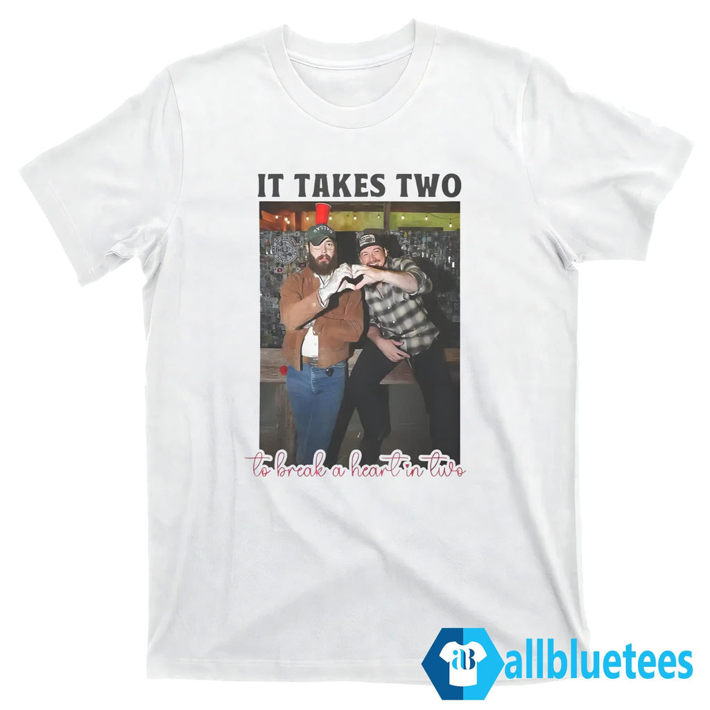 Post Malone Morgan Wallen It Takes Two To Break A Heart In Two Shirt