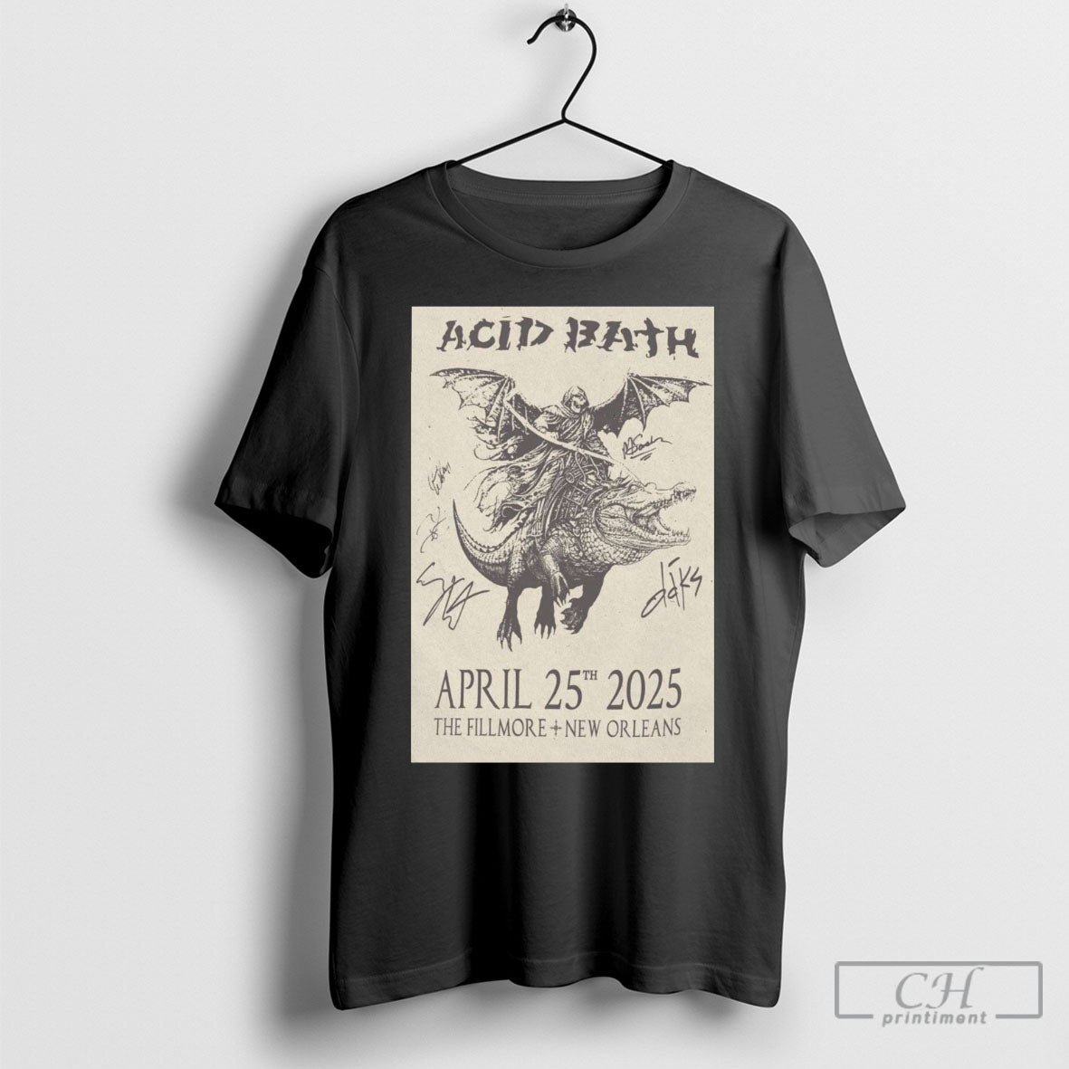 Poster Acid Bath The Fillmore New Orleans April 25th 2025 Signed