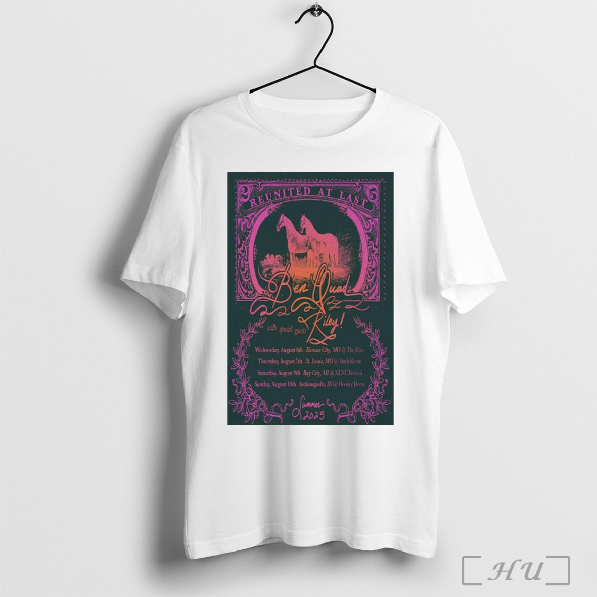 Poster Ben Quad Reunited At Last Summer Tour 2025 T Shirt