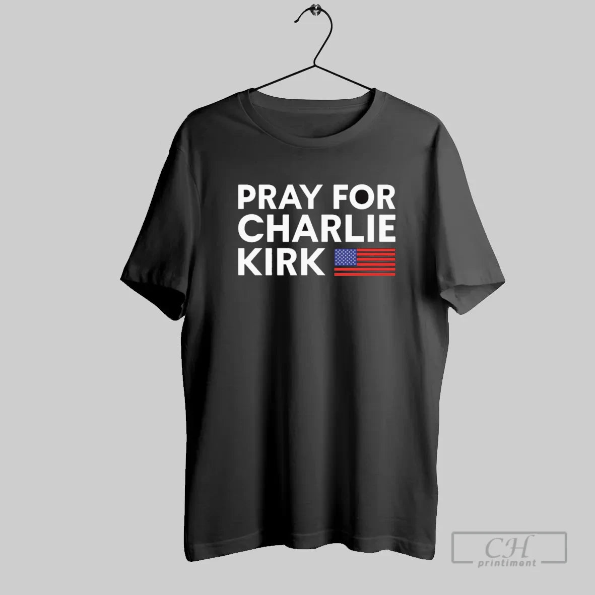 Pray For Charlie Kirk 1993 2025 Usa Flag