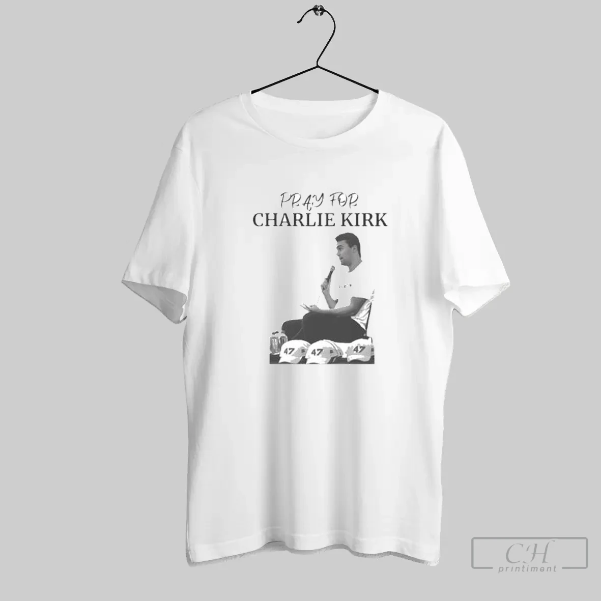 Pray For Charlie Kirk Stand With Charlie Kirk 2025 T Shirt