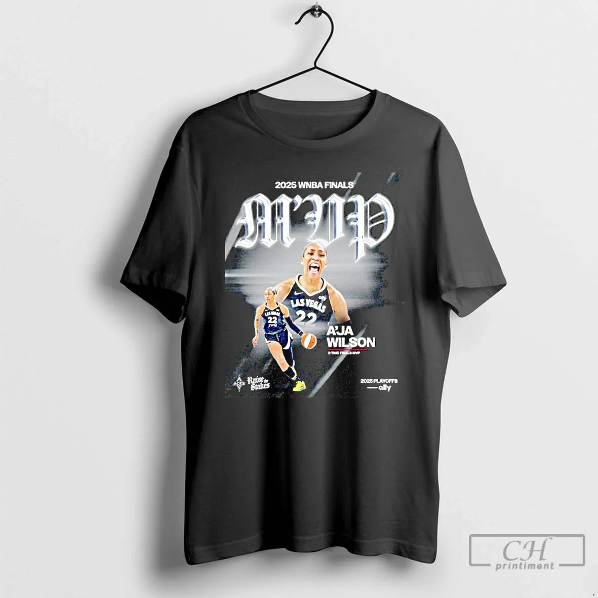 Premium Aja Wilson Wnba Wnba Finals Mvp Las Vegas Aces 2025 T Shirts