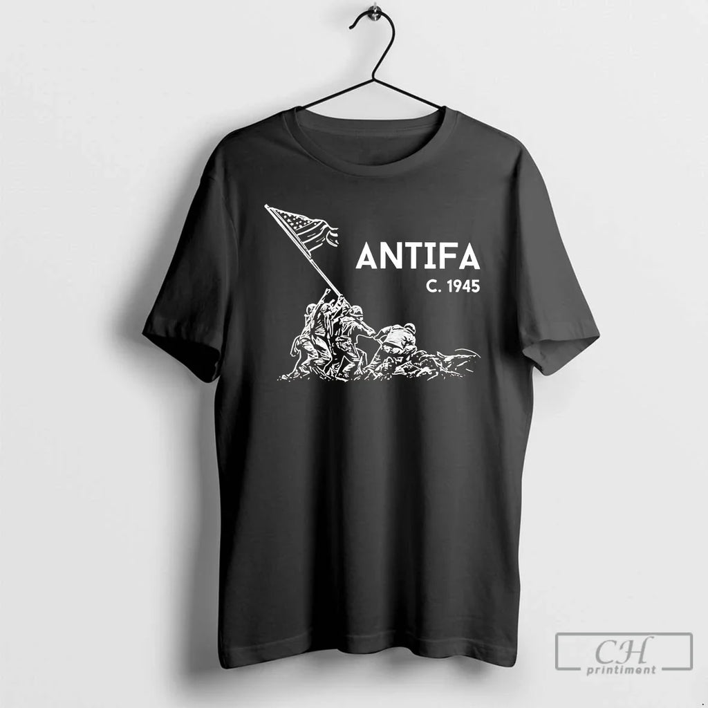 Premium America Veteran Antifa C 1945 T Shirts